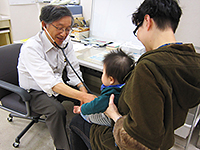 外来診察の様子