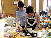 喫茶活動の様子です